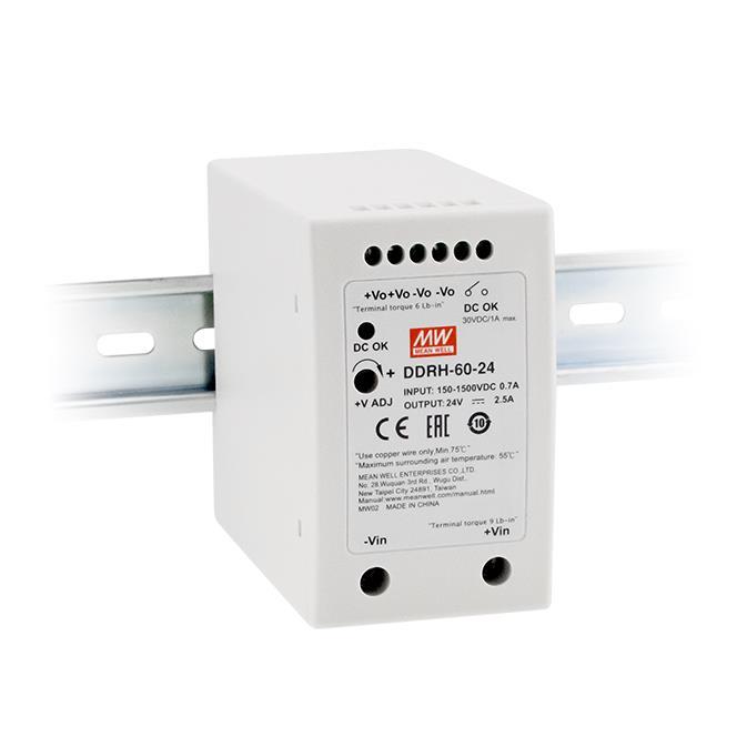 DDRH-60-24 - Conversor CC/CC Fechado 60W 150V-1500V Saída 24V-2.5A - MEAN WELL 1 00866aa6748004e6c97c70b669339f42 1
