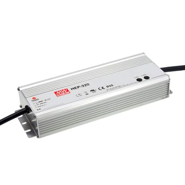 HEP-320-36A - Fonte Chaveada Fechada 320W 90-305VCA/127-431VCC Saída 36V-8.9A - MEAN WELL
