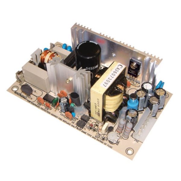 PT-65D - Fonte Chaveada Aberta 68W 90-264VCA/127-370VCC Saídas 5V-4A/12V-2A/24V-1A - MEAN WELL