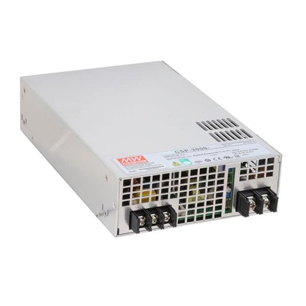 CSP-3000-120 - Fonte Chaveada Fechada 3000W 180-264VCA/254-370VCC Saída 120V-25A - MEAN WELL
