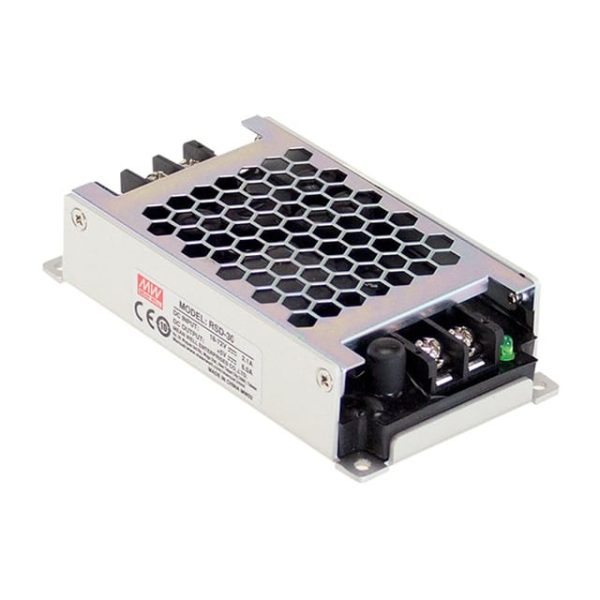 RSD-30H-12 - Conversor CC/CC Fechado 30W 40V-160V Saída 12V-2.5A - MEAN WELL