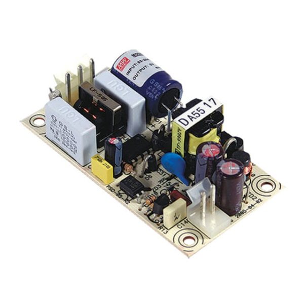 PS-05-24 - Fonte Chaveada Aberta 5W 85-264VCA/120-370VCC Saída 24V-0.22A - MEAN WELL