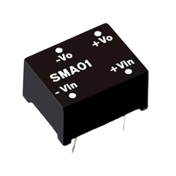 SMA01M-05 - Conversor CC/CC Módulo 1W 10,8V-13,2V Saída 5V-0.2A - MEAN WELL