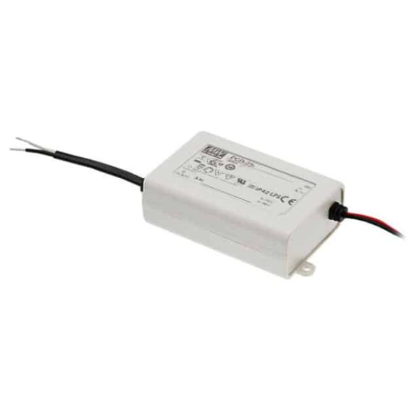 PCD-25-350A - Driver LED 20W 90-135VCA Saída 40-58V 0.35A - MEAN WELL