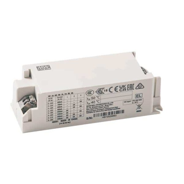 XLC-25-H-DA2N - Driver LED 25W 100-305VCA/142-431VCC Saída 9-54V 1,05A - MEAN WELL