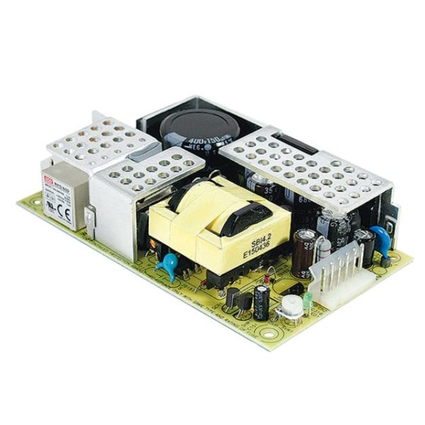 RPD-65C - Fonte Chaveada Aberta 60W 90-264VCA/127-370VCC Saídas 12V-4.5A/5V-1.2A - MEAN WELL