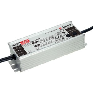 HLG-60H-54A - Driver LED 62W 100-305VCA/142-431VCC Saída 4,5-58V 1,15A - MEAN WELL