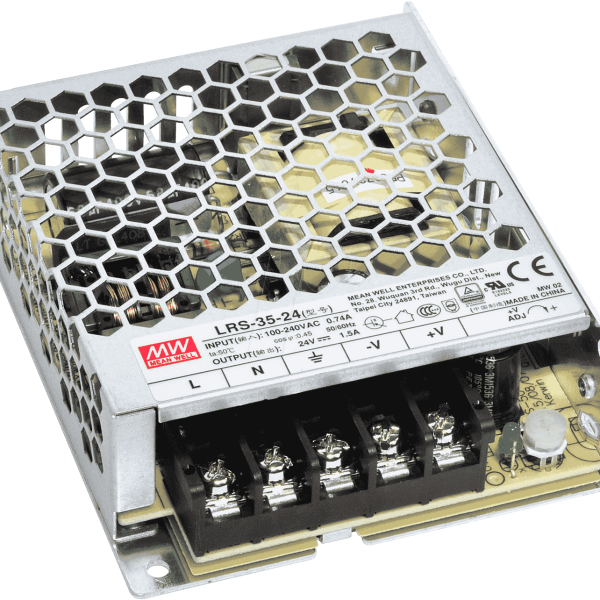 LRS-35-5 - Fonte Chaveada 36W 85-264VCA/120-373VCC Saída 5VCC/7A - MEAN WELL