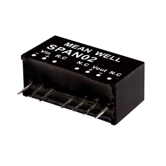 SPAN02A-12 - Conversor CC/CC Módulo 2W 9V-18V Saída 12V-0.167A - MEAN WELL 1 1383e6ebfd6ce258aaa391ad0d805d3b 1