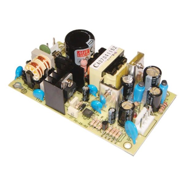 PD-2512 - Fonte Chaveada Aberta 24W 85-264VCA/120-370VCC Saídas 12V-1A/-12V-1A - MEAN WELL