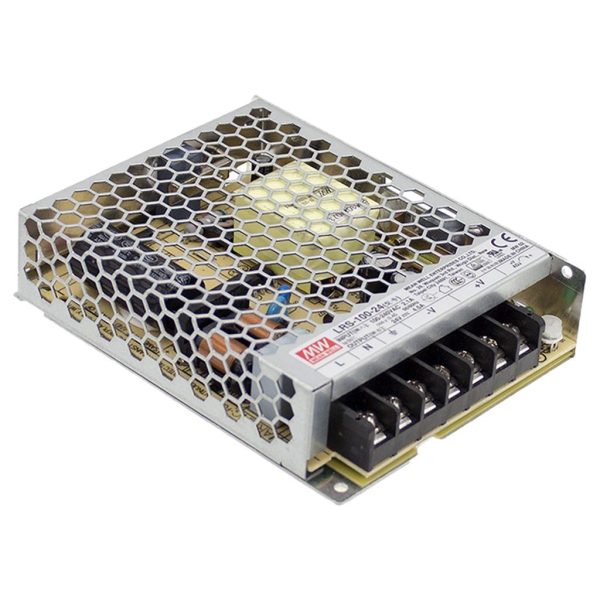 LRS-100-24 - Fonte Chaveada 108W 85-264VCA/120-373VCC Saída 24VCC/4.5A - MEAN WELL