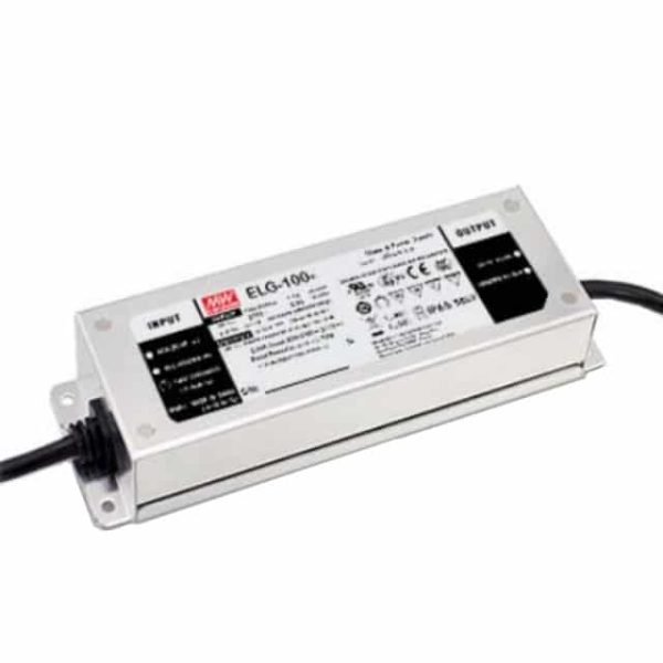 ELG-100-24D2 - Driver LED 96W 100-305VCA/142-431VCC Saída 24V 4A - MEAN WELL