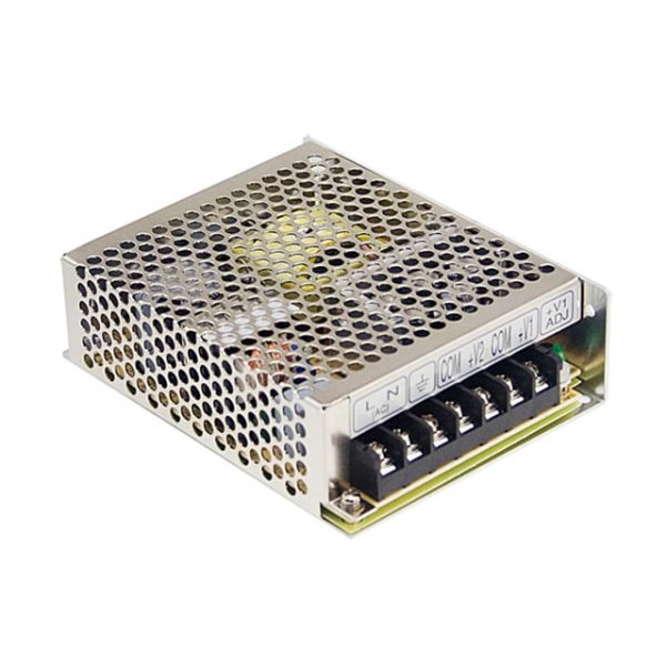RS-75-24 - Fonte Chaveada Fechada 77W 88-264VCA/125-373VCC Saída 24V-3.2A - MEAN WELL