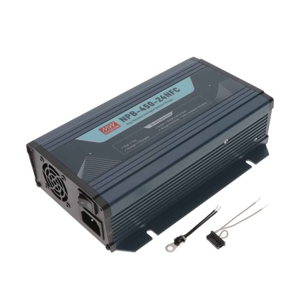 NPB-450-24NFC - Fonte Chaveada Fechada 324W 90-264VCA/127-370VCC Saída 24V-13.5A - MEAN WELL