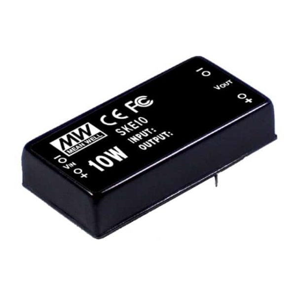 SKE10A-12 - Conversor CC/CC Módulo 10W 9V-18V Saída 12V-0.84A - MEAN WELL