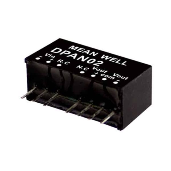 DPAN02C-15 - Conversor CC/CC Módulo 2W 36V-75V Saída +/-15V-0.067A - MEAN WELL