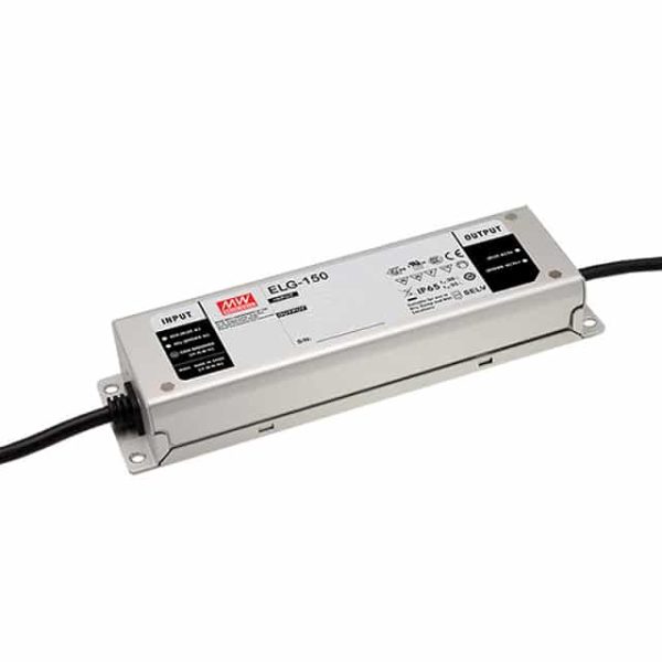 ELG-150-12 - Driver LED 120W 100-305VCA/142-431VCC Saída 6-12V 10A - MEAN WELL