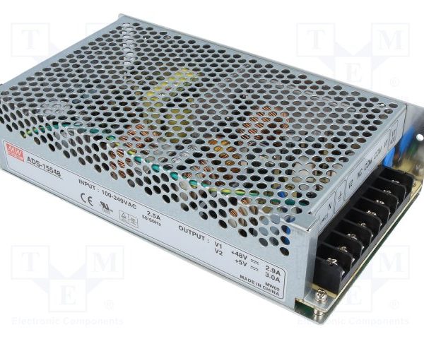ADS-15548 - Fonte Chaveada 155W 88-264VCA/124-370VCC Saída 48VCC-2.9A/5VCC-3A - MEAN WELL
