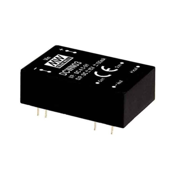 DCWN03B-12 - Conversor CC/CC Módulo 3W 18V-36V Saída +/-12V-0.125A - MEAN WELL