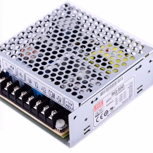 RQ-50D - Fonte Chaveada 50W 88-264VCA/125-373VCC Saída 5VCC-3A / 12VCC-0.9A - MEAN WELL