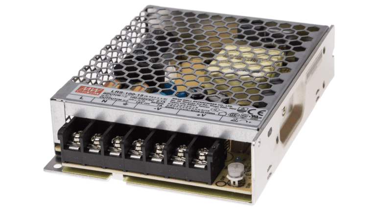 LRS-100-15 – Fonte Chaveada 105W 85-264VCA/120-373VCC Saída 15VCC/7A – MEAN WELL