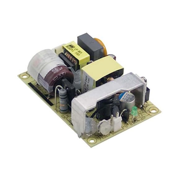 EPS-25-5 - Fonte Chaveada Aberta 25W 85-264VCA/120-370VCC Saída 5V-5A - MEAN WELL