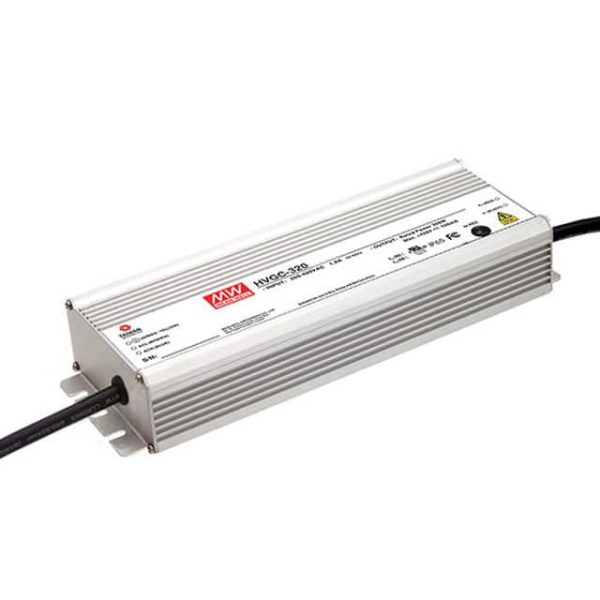 HVGC-320-2100AB - Driver LED 320W 180-528VCA/254VCC-747VCC Saída 76,2-152,4V 2,1A - MEAN WELL