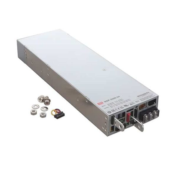 NSP-3200-24 - Fonte Chaveada Fechada 3,192kW 90-264VCA/127-400VCC Saída 24V-133A - MEAN WELL
