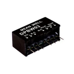 DPBW03G-15 - Conversor CC/CC Módulo 3W 18V-75V Saída +/-15V-0.1A - MEAN WELL
