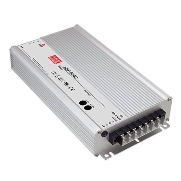 HEP-600C-24 - Carregador de Bateria 600W 90-305VCA/127-431VCC Saída 28,8V-21A - MEAN WELL