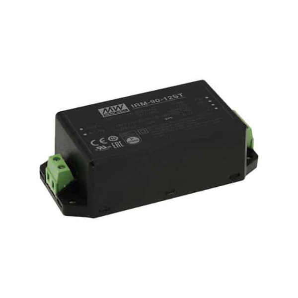 IRM-90-48ST - Fonte Chaveada Fechada 90W/99W (ventilado) 80-305 VCA/113-431 VCC Saída 48V-1.88A - MEAN WELL