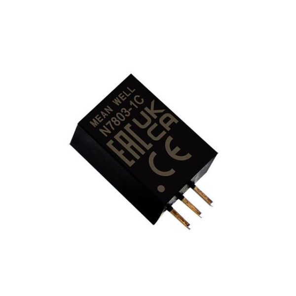 N7809-1C - Conversor CC/CC Módulo 9W 13V-36V Saída 9V-1A - MEAN WELL
