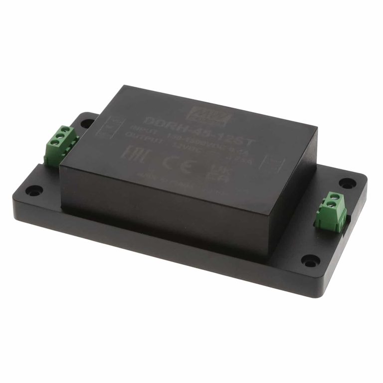 DDRH-45-12ST – Conversor CC/CC Fechado 45W 150V-1500V Saída 12V-3.75A – MEAN WELL