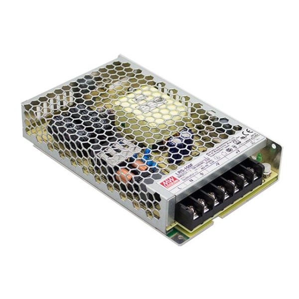 LRS-150F-24 - Fonte Chaveada Fechada 156W 85-264VCA/120-370VCC Saída 24V-6.5A - MEAN WELL