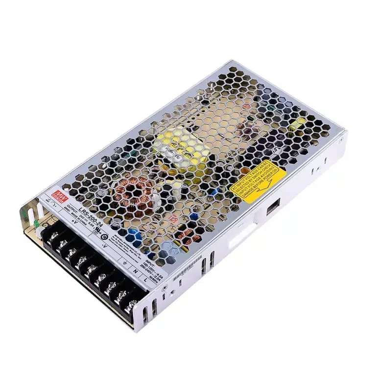 LRS-200-24 – Fonte Chaveada 200W 85-264VCA/240-370VCC Saída 24VCC/8.8A – MEAN WELL