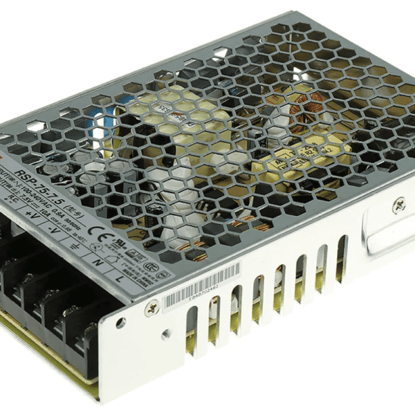 RSP-75-15 - Fonte Chaveada 75W 88-264VCA/120-370VCC Saída 15VCC-5A - MEAN WELL