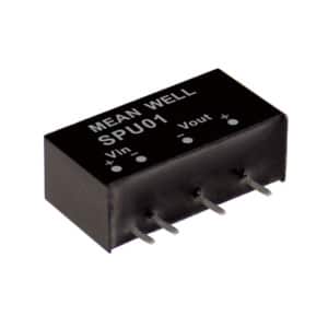 SPU01N-15 - Conversor CC/CC Módulo 1W 21,6V-26,4V Saída 15V-0.067A - MEAN WELL