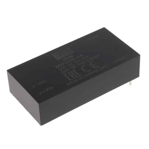 MDS20B-24 - Conversor CC/CC Módulo 20W 18V-36V Saída 24V-0.833A - MEAN WELL