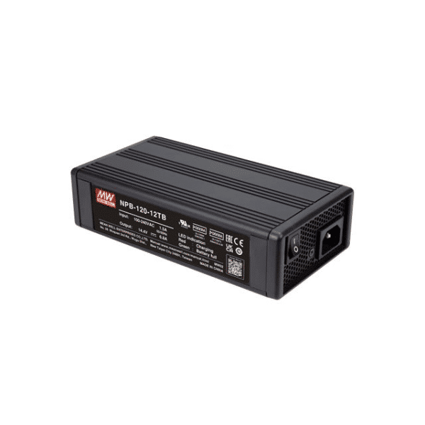 NPB-240-48XLR - Carregador de Bateria 240W 90-264VAC/127-370VCC Saída 42V-60,8V-4A - MEAN WELL
