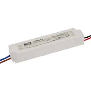 LPH-18-12 - Driver LED 18W 180-264VCA/254-370VCC Saída 12V 1,5A - MEAN WELL