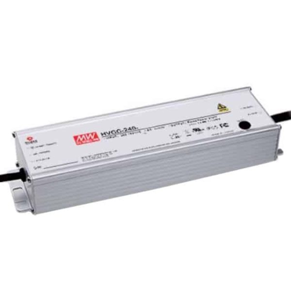 HVGC-240-1050AB - Driver LED 240W 180-528VCA/254VCC-747VCC Saída 114,3-228,6V 1,05A - MEAN WELL
