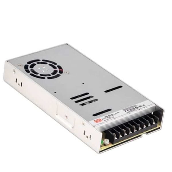 LRS-450-24 - Fonte Chaveada Fechada 451W 90-132VCA/180-264VCA/255-370VCC Saída 24V-18.8A - MEAN WELL