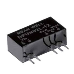 DPUN02N-15 - Conversor CC/CC Módulo 2W 21,6V-26,4V Saída +/-15V-0.067A - MEAN WELL