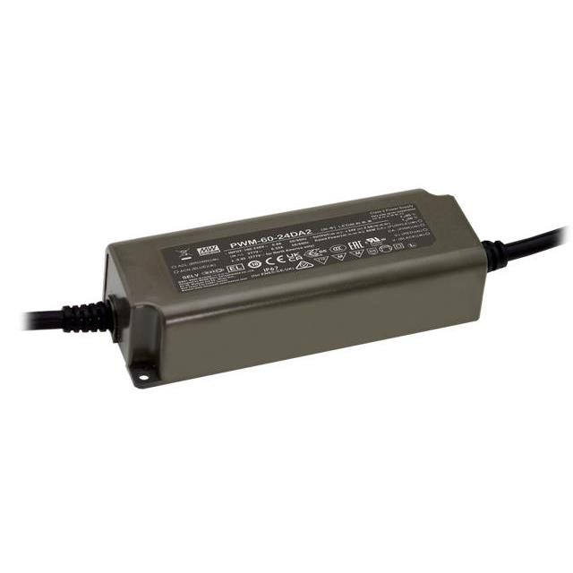 PWM-60-24DA2 - Driver LED 60W 90-305-VCA/127-431 VCC Saída 24V 2,5A - MEAN WELL 1 58410b5715a96753587085439a87e75d 1