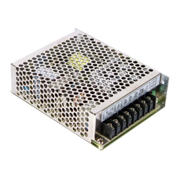 RQ-65C - Fonte Chaveada Fechada 65W 88-264VCA/125-373VCC Saídas 5V-5A/15V-2A/-5V-0.5A/-15V-0.5A - MEAN WELL