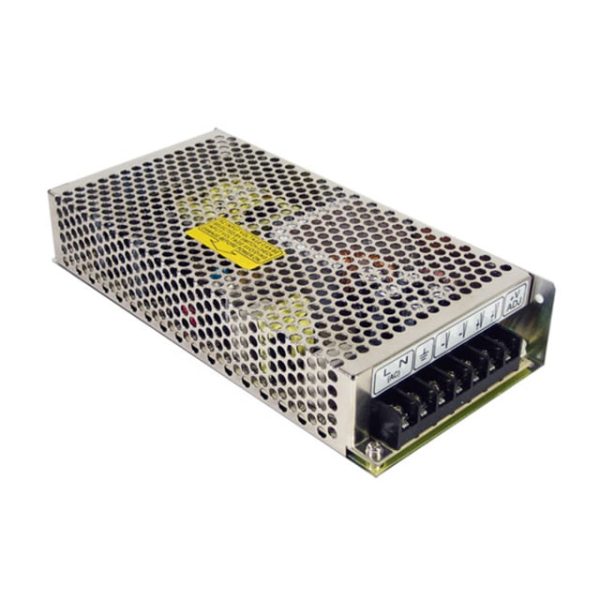 RS-150-5 - Fonte Chaveada Fechada 130W 88-132 VCA/176-264VCA/248-373VCC Saída 5V-26A - MEAN WELL
