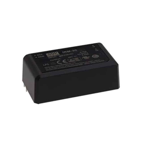 IRM-30-12 - Fonte Chaveada Fechada 30W 85-264VCA Saída 12V-2,5A - MEAN WELL