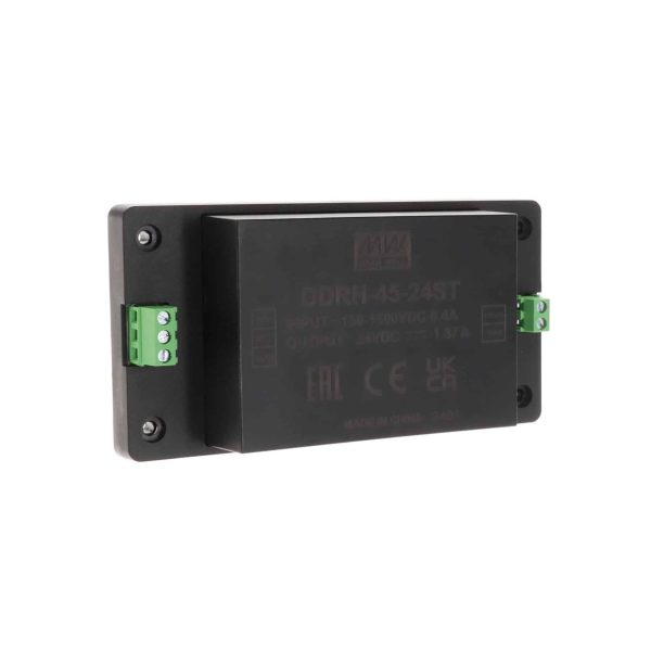 DDRH-45-24ST - Conversor CC/CC Fechado 45W 150V-1500V Saída 24V-1.87A - MEAN WELL