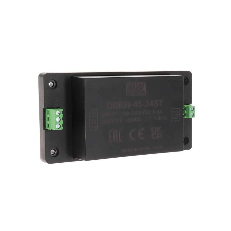 DDRH-45-24ST – Conversor CC/CC Fechado 45W 150V-1500V Saída 24V-1.87A – MEAN WELL