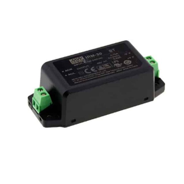 IRM-30-48ST - Fonte Chaveada Fechada 30W 85-264VCA Saída 48V-0.63A - MEAN WELL